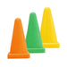 Athletics break line cones | available in orange, green and yellow.