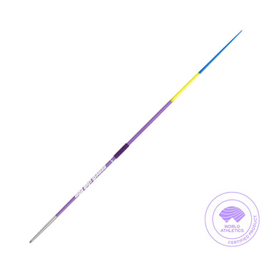 Nemeth Javelin 800g 80m distance rating violet|yellow|blue