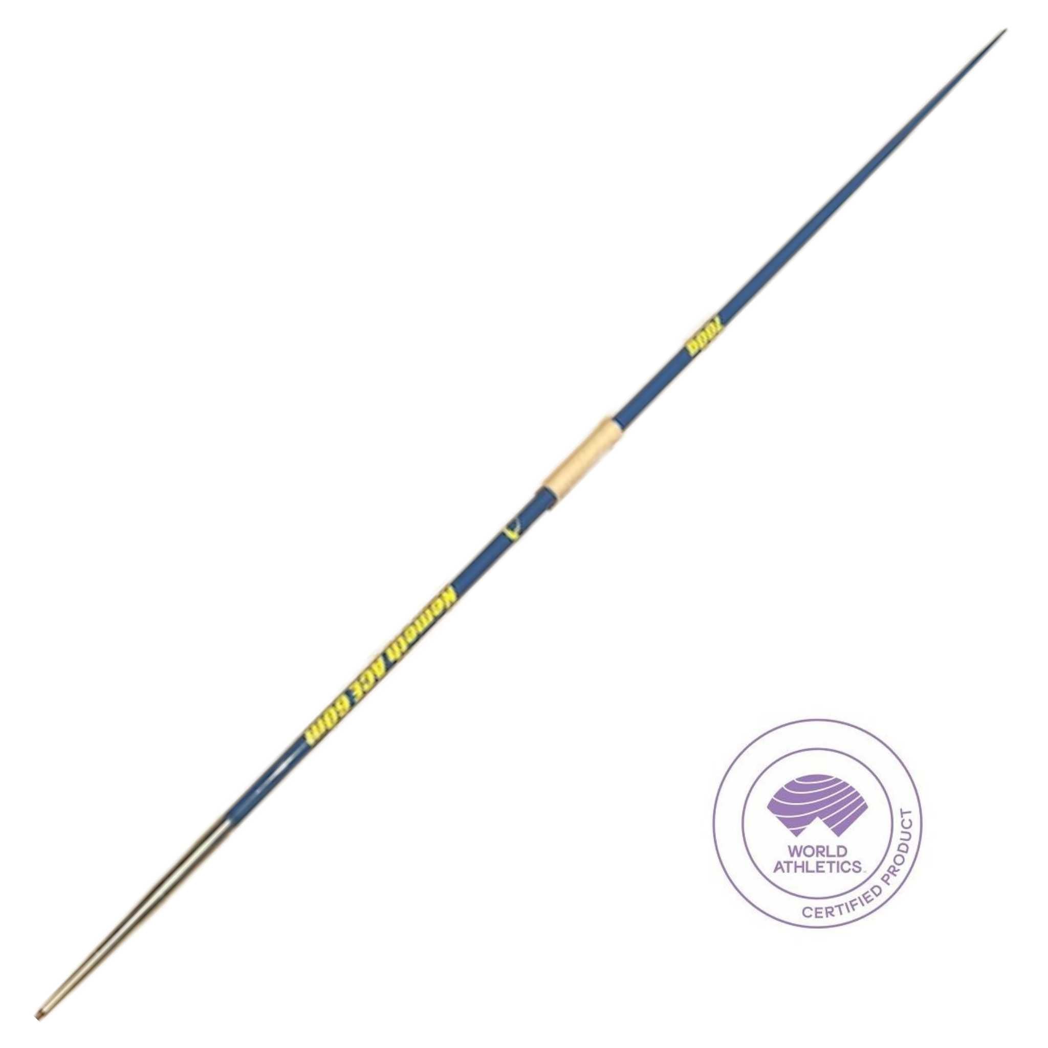 Nemeth ACE 700g Javelin | 2025 Specifications | 60m | World Athletics Certified | All blue javelin