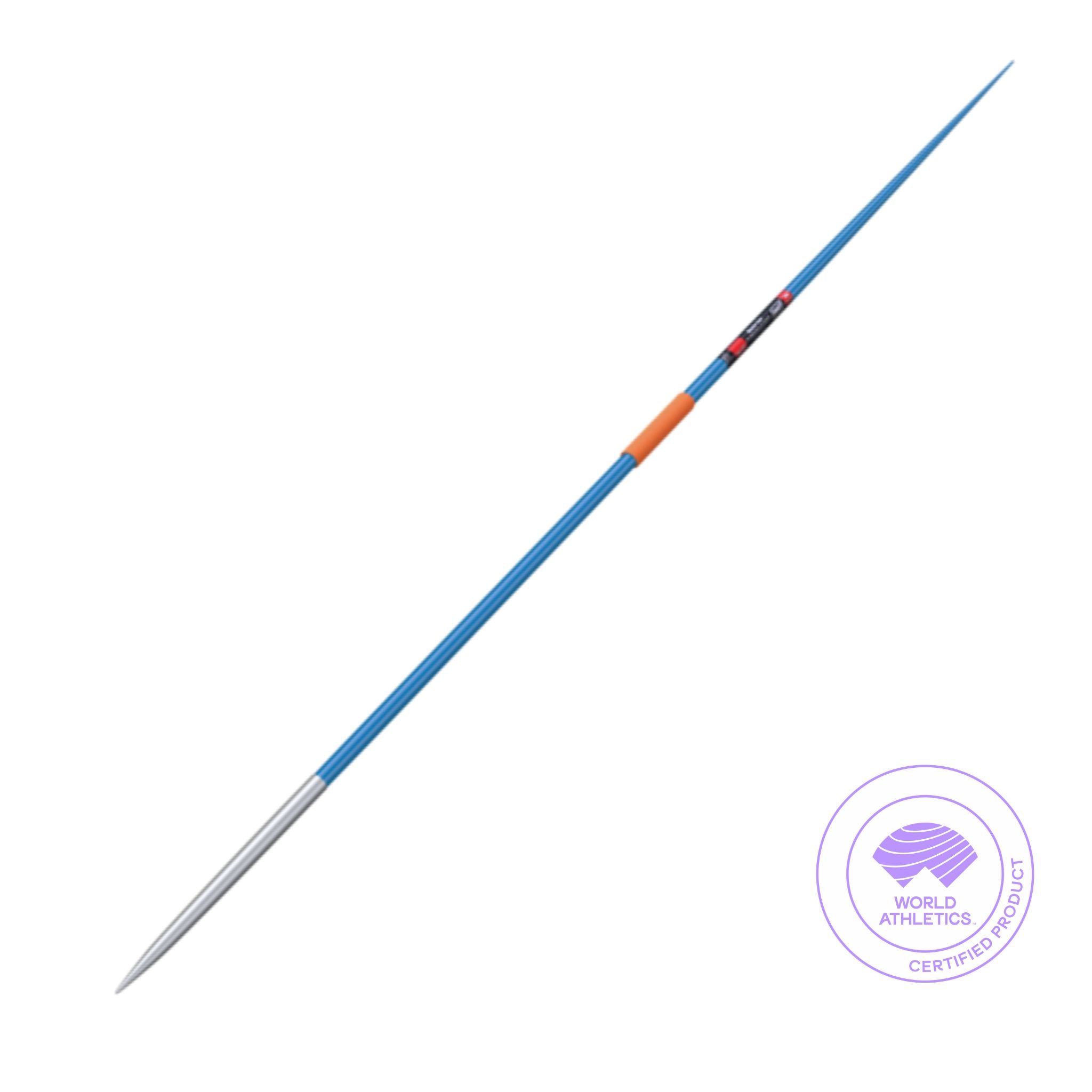 Nordic 600g Master javelin Orange grip blue shft