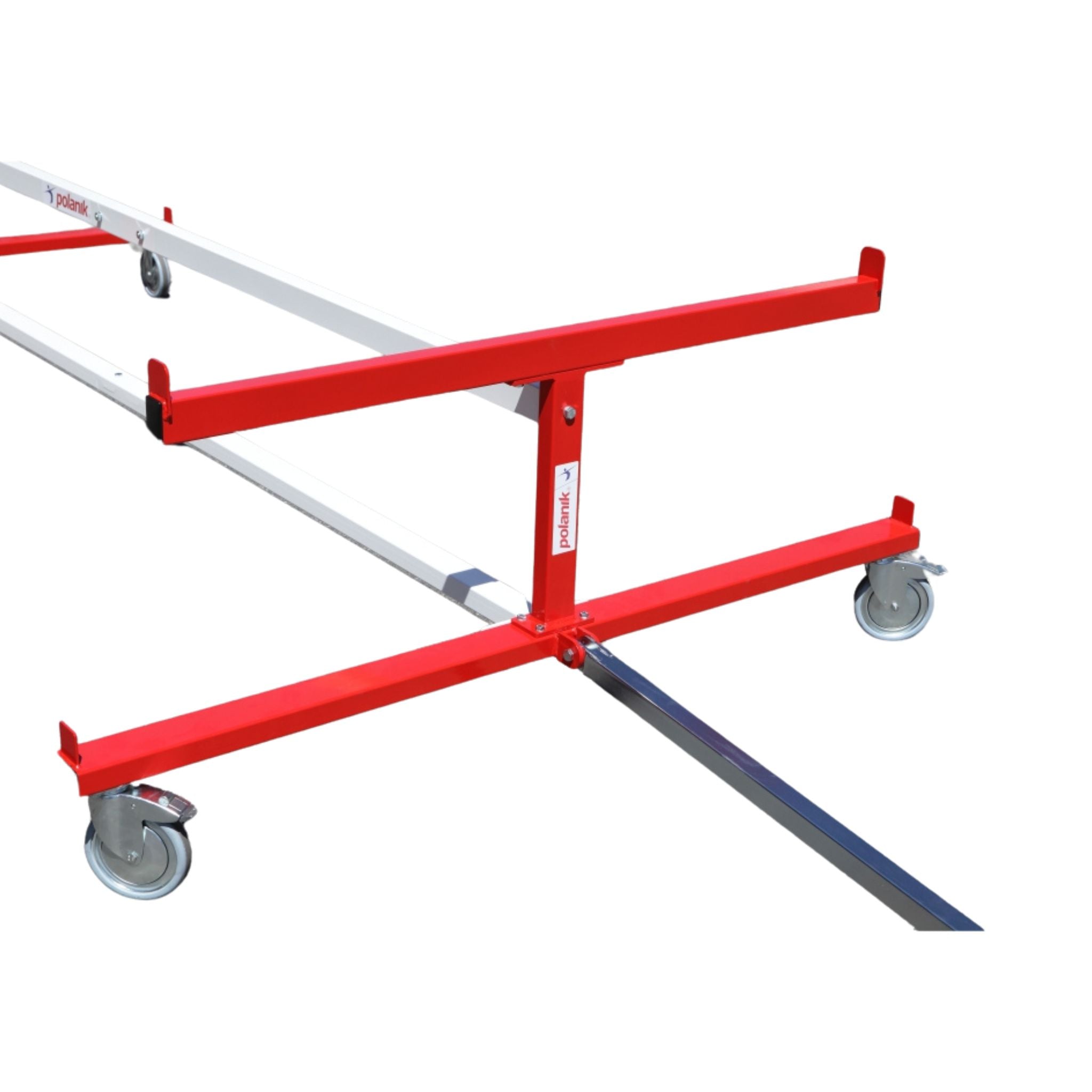 Polanik rack for vaulting poles