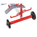 Polanik Starting Block Rack | Close up of rear wheels & support arms