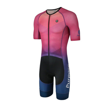 puropse tri suit mirage front zip sleeved unisex